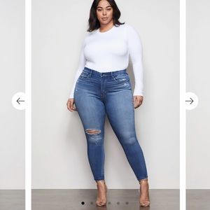 NWOT Good American Good Legs Crop SZ 20